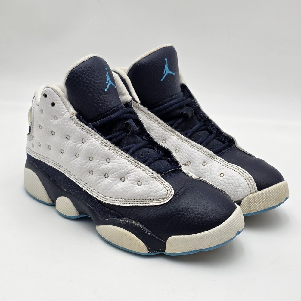 Nike Jordan 13 Retro GS Obsidian Blue White Leather DJ3003-144 Kids Size 3Y